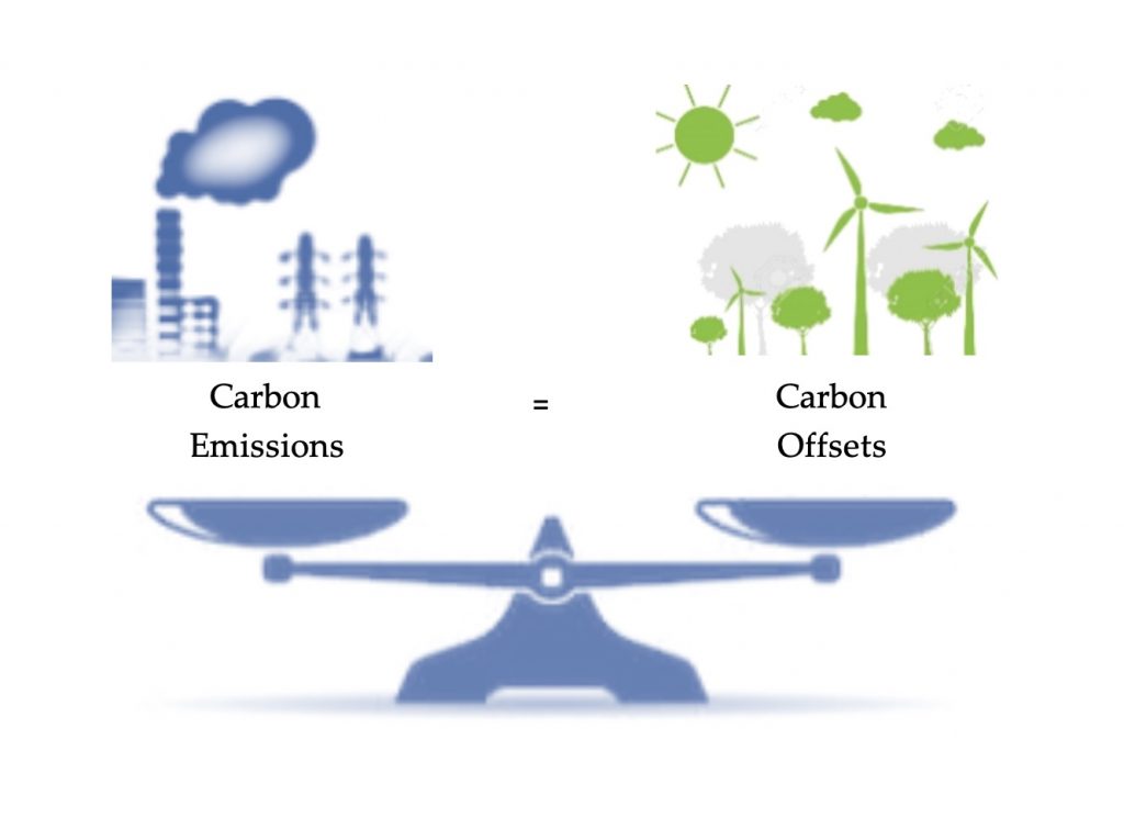 Balancing Carbon Emissions and Carbon Offsets